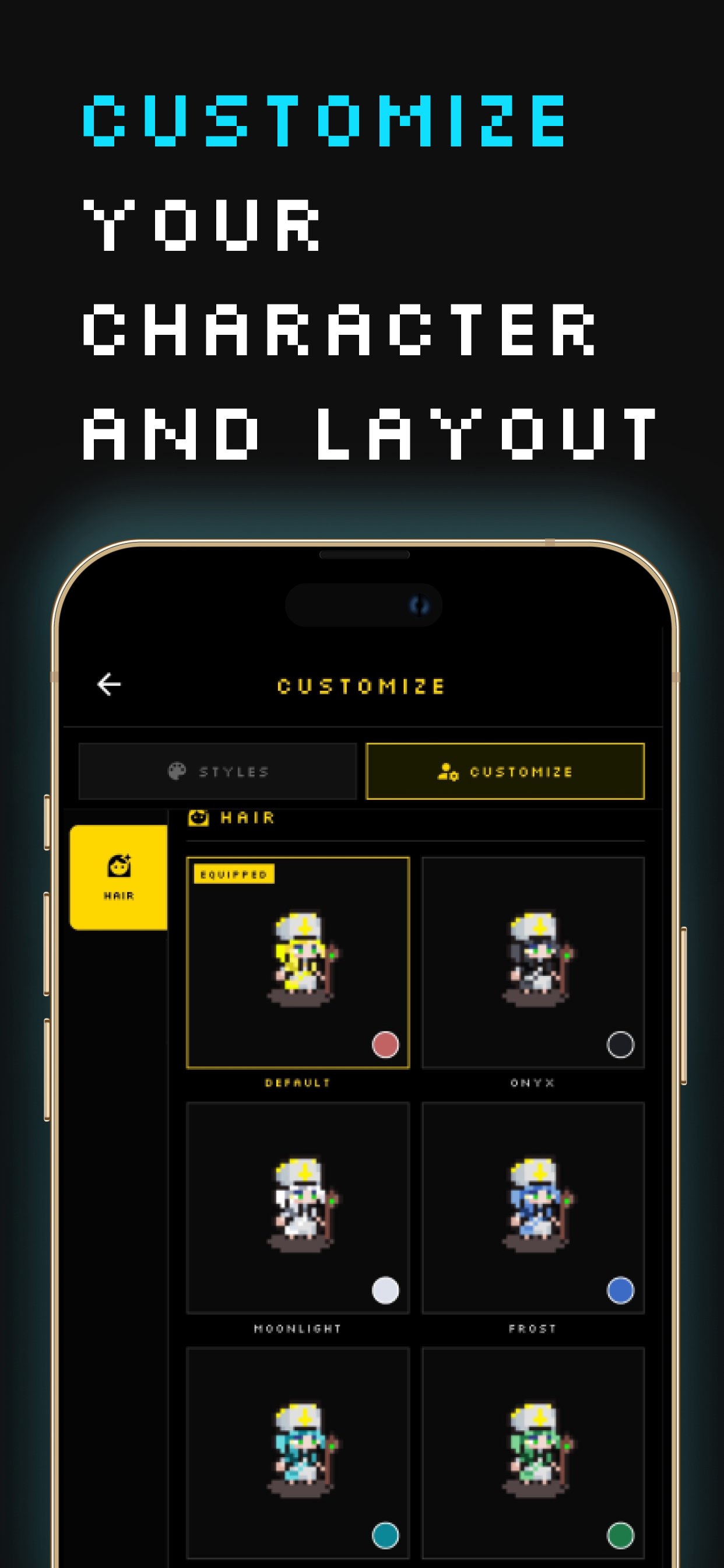 SideQuest customization screenshot